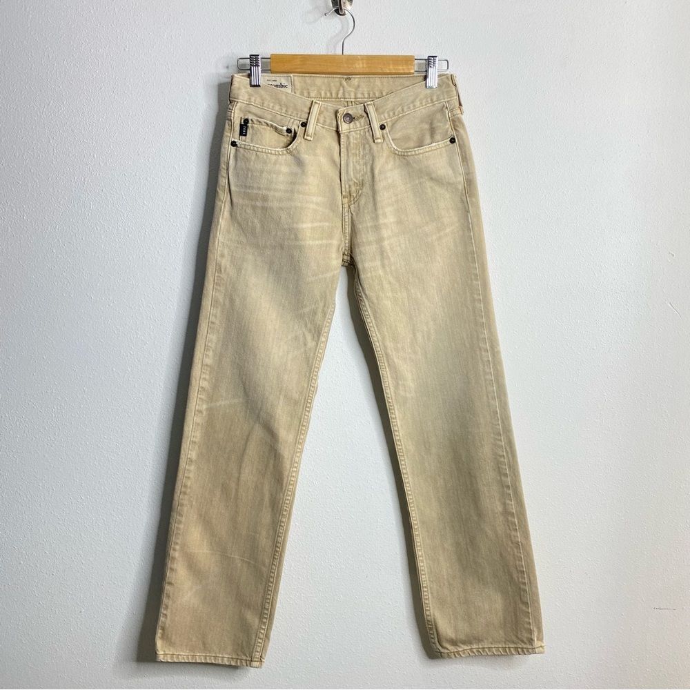 Abercrombie Kids Tan Khaki Straight Leg Jeans